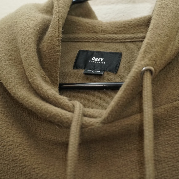 ❌SOLD❌Obey Prospect M Hoodie Olive Green Light - Picture 4 of 6